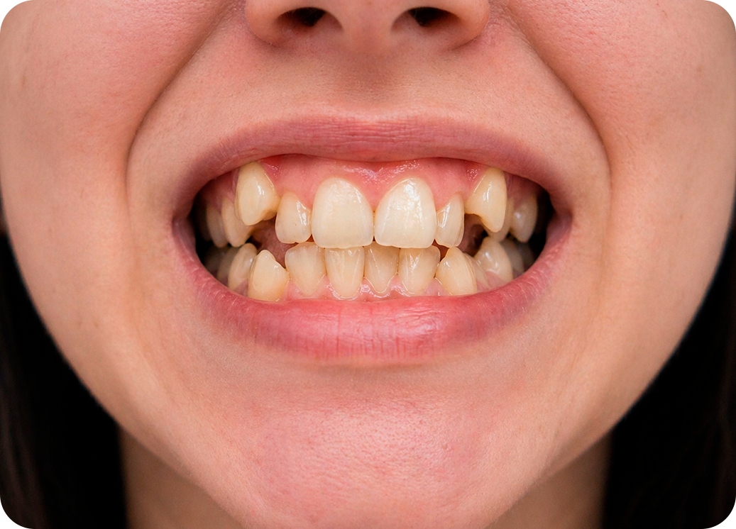 Avaliação ortodôntica para correção do alinhamento dos dentes